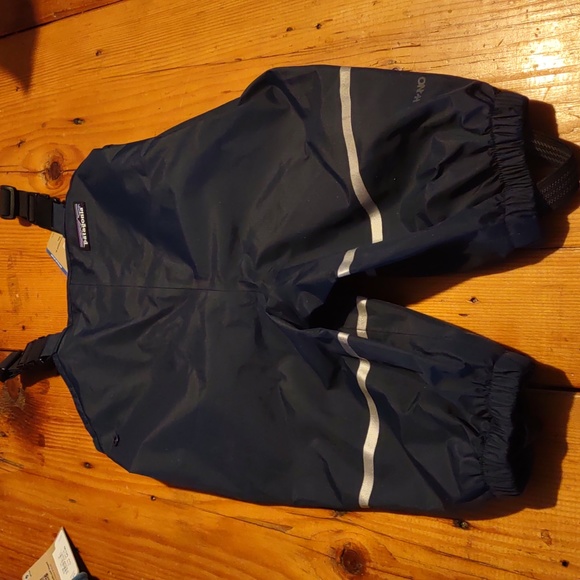 Nwt Patagonia baby torrentshell 3l bibs rain gear sz 3/6 months